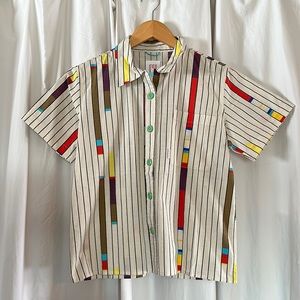 NWOT Topo Designs Women’s medium short sleeved button down